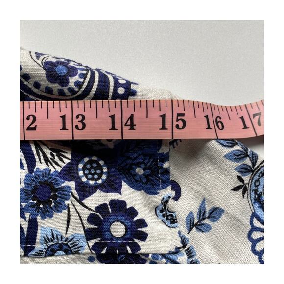 Polished Jones New York Paisley Linen Blend Blazer XS Officecore - Picture 13 of 16